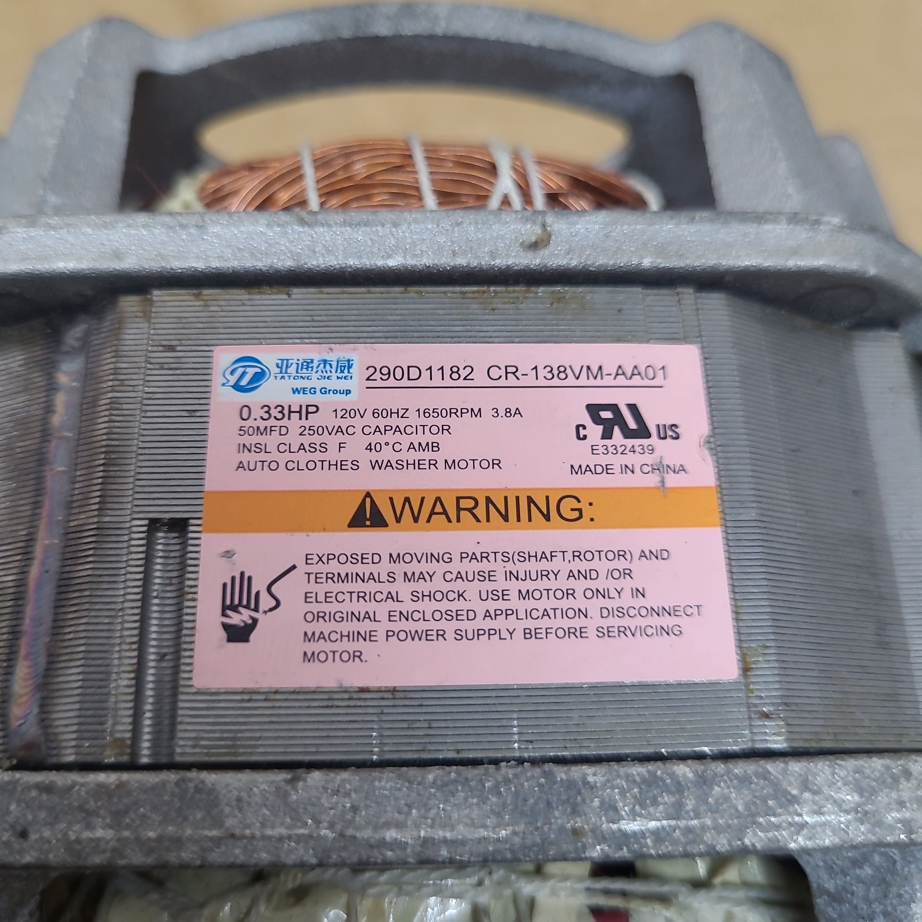 GE Dryer Drive Motor WH49X25376 GE Dryer Drive Motor WH49X25376